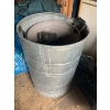 Image 1 : Antique Galvanized Rain Barrel