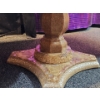 Image 3 : Unique Mexican Made Stone,Gold Flake and Resin Coffee Table - 54w x 19d x 17h