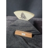 Image 1 : Indigenous Tool Ulu w/ Bone Handle and Walrus Design, Blade 7.5 W