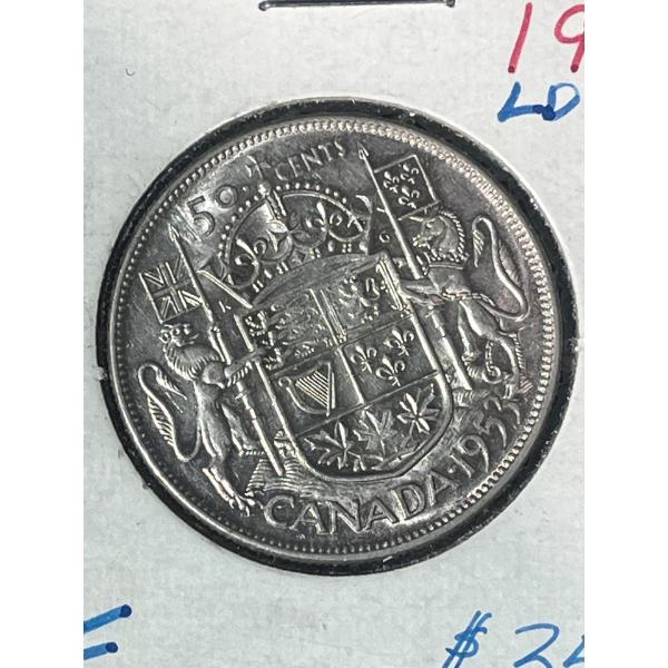 1953 50 Cent Coin