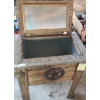 Image 1 : Antique Wooden Cooler. 27 w, 31 h, 18d