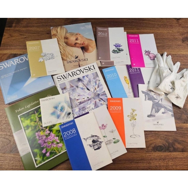 Swarovski Catalogs and Ephemera with Gloves (2007-2012)