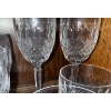 Image 4 : Vintage Cut Crystal Glassware Set with Decorative Patterns