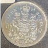 Image 2 : 1965 Canadian 50 Cent Coin 80% Silver 11.66 Grams