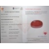 Image 3 : 6.87 ct Certified Red Garnet gemstone ($5,496 Appraisal)