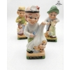 Image 2 : MR FARMER , Mr Barber , Mr Dentist. 3 VINTAGE Ceramic Musical Whiskey Decanters 