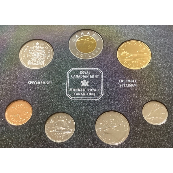 1998 Canadian Specimen Set