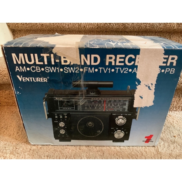 New in Box Vintage Venturer Multi Band Reciever 