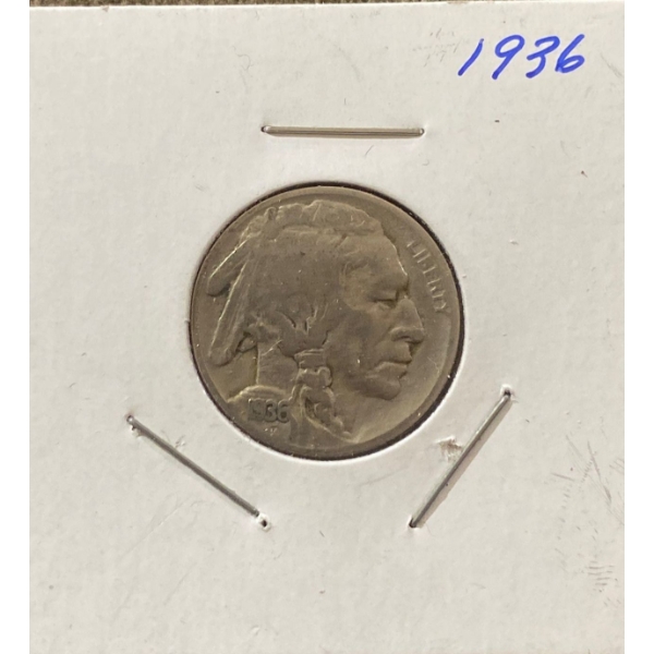 1936 American Buffalo Nickel