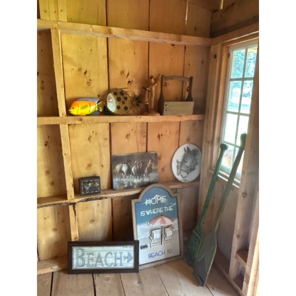 large Group of Home Decor & Signs Great For the Lake Lot 