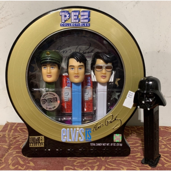 PEZ Collectibles - Elvis Collection & Solo Darth Vader 