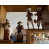 Image 1 : Intricate Mexican Paper Mache Figures (4), Largest 12 In Tall 