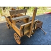 Image 2 : Hand built, mini horse drawn, carriages/wagons with handmade wooden rocking horse horse.