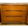 Image 2 : Mid Century Oak C Range 3 Drawer Chests Designed By J&S Reid For Stag Furniture
