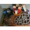Image 2 : Antique Assortment - Humidor Ceramic Croc Scrolls 9mm Film Reels Silver Servingware & More