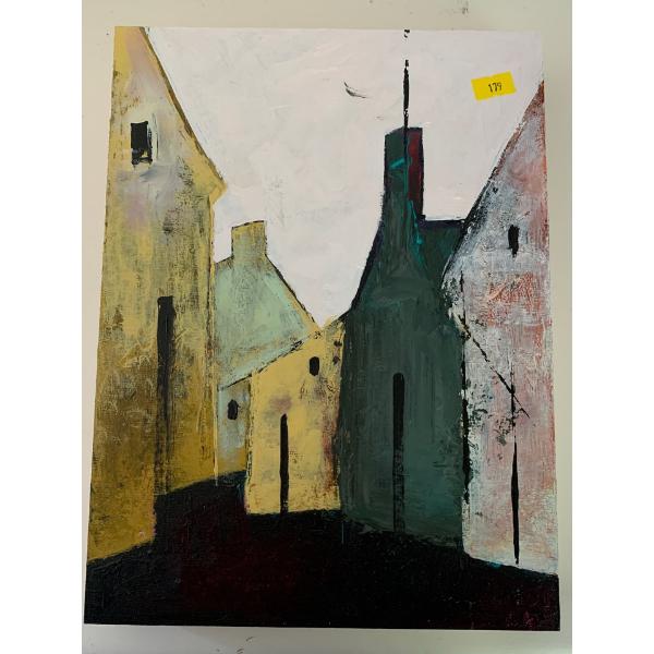 Joanna Drummond Oil On Board Churches 9 x12 