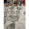 Image 4 :  Pin Wheel Crystal Glass collection 5 white wine glasses, 5 red wine glasses 4 Port glasses 6 water 