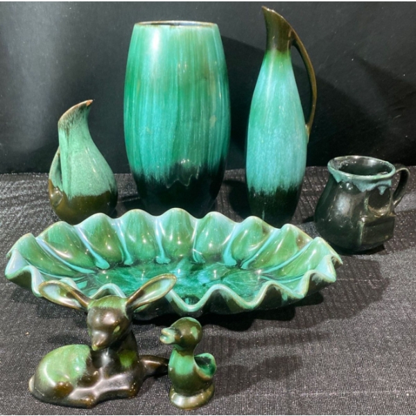 Green Ceramics Set