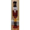 Image 1 : 3 ft. Decorative Holiday Nutcracker Idol Mustard Pants/cuffs