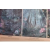 Image 2 : Rain Forest Print, Signature Unknown 37 w 24 1/2 h