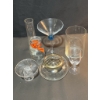 Image 1 : Glassware Lot Including Bombay Sapphire Martini Glass