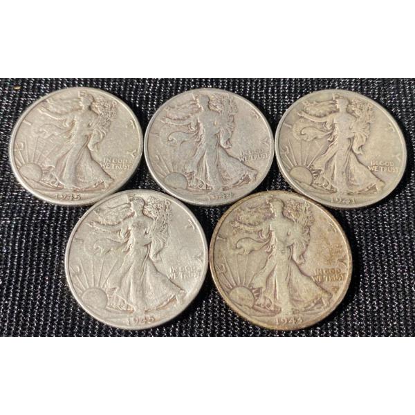 1940's American Silver Half Dollars