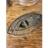 Image 7 : Vintage Cast Iron Meat Mincer or grinder Porkert model made in Czechoslovakia. Vintage cowbell, hair