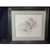 Image 1 : Untitled: Polar Bear & Cub, Artist: Janet Sharkey Thomas, 48/150 Offset Lithograph 32.5 X 29.5