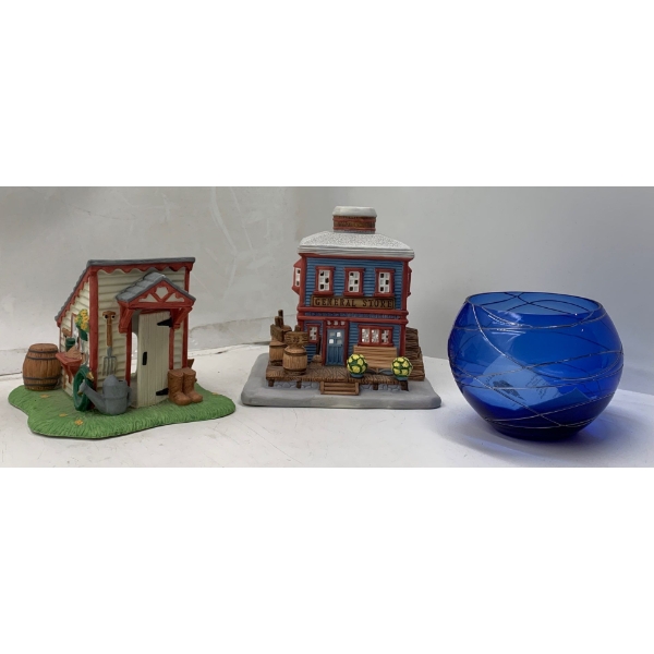 Partylite - General Store, Cobalt Candle Holder, Garden Shed 