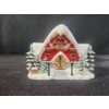 Image 1 : Coca Cola Polar Bear Village Collection - " Jingle Bell Reindeer Barn" 
