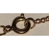 Image 2 : Stamped 14K Israel Yellow Gold Pendant w/ Gold Filled Chain 8.45g (Chain Pendant)