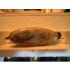 Image 5 : Vintage Antique Rare hand-carved wooden duck decoy, mallard drake, with a worn, hand-painted finish.