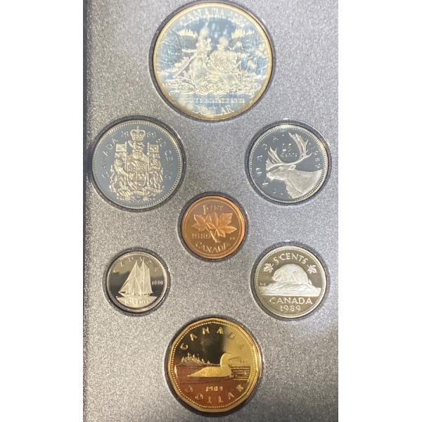 1989 Silver & Aureate Dollar Proof Set