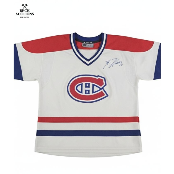 Collection Of Vintage Montreal Canadiens Memorabilia, Including A Signed Jersey, Plaques, Books, ...