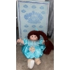 Image 2 : New Cabbage Patch Kid - Brown Braid Blue Dress In Box