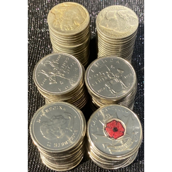 Collectable Canadian & American Coins