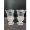 Image 1 : Cristal d'Arques-Durand "Longchamp" 7" Footed Vases