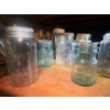 Image 2 :  13 assorted jars ranging from mason fruit jars, perfect seal, Kerr company, nabob, and jewel jar. A