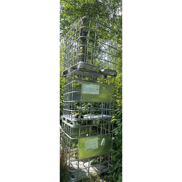 Trio of Large IBC Metal Tote Cages; 39inx47in, 45In Tall 