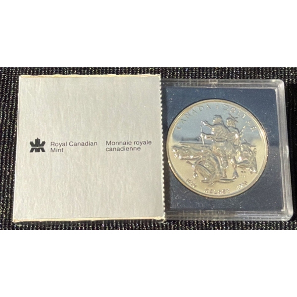 1990 Canadian Silver Dollar  50% Silver 50% Copper 23.3 Grams