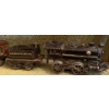 Image 2 : Antique American Flyer Line Wind-Up Train & Train Cars (Very Old) 
