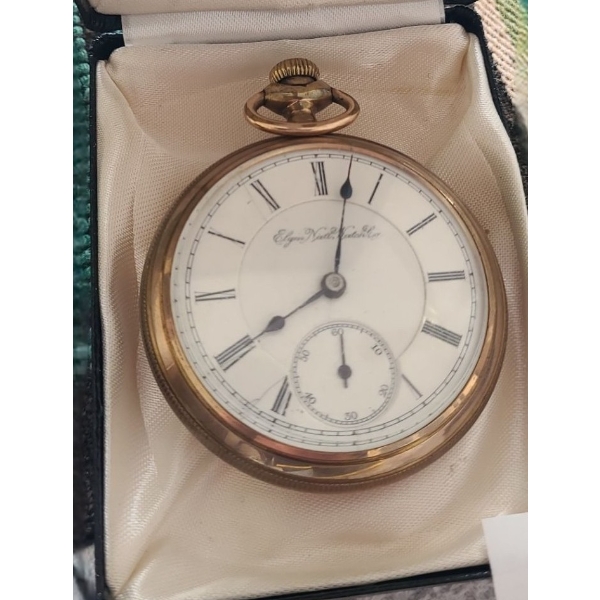 Elgin National Watch Company Pocket Watch 2" Diameter 