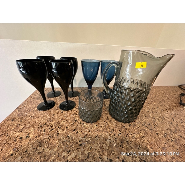 Black /Charcoal KItchen Collection Stemware & More