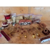 Image 1 : Holiday Decor, Garland, Brass Trumpets, Velvet Ribbon and more., 