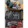 Image 1 : KTC Socket Wrenches & Sockets In Case- Extension Bars, Adapters, Drill Doctor & More