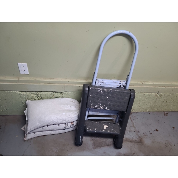 Household Step Ladders X 2 (Includes 3 Bags of Traction Sand!)