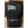 Image 1 : 30' RCA Rear Projection Television w/ Panasonic DVD/VCR Console & Stand 