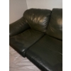 Image 2 : Dark Green 3 Seater Couch - 80W, 35D, 32T 