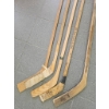 Image 2 : Five Vintage Wooden Hockey Sticks