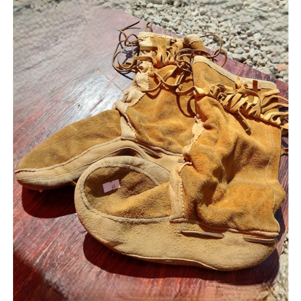 Moccasins 10.5 Foot Length as Shown, Worn Soles 